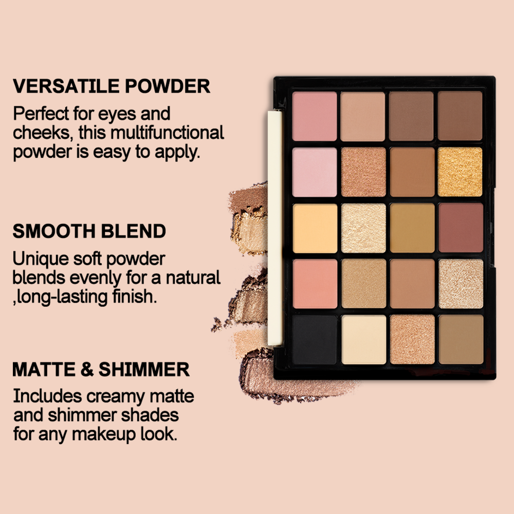 Character Shadow Gallery 20 Color Eyeshadow Palette-KYAMSTORE