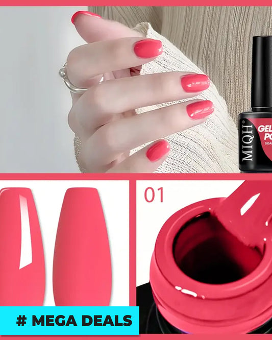 MIQH Gel Nail Polish, Long-Lasting UV LED Soak-Off Nail Gel (7ml) | Delivery: 2 to 6 business days | Limited stocks available | Hurry before Sold Out