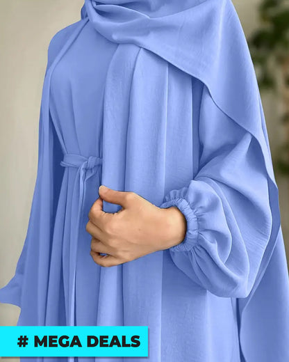 Women'S Middle East Muslim Turkey Dubai Solid Color Casual Dress | Delivery: 7 to 10 business days | Limited stocks available | Hurry before Sold Out