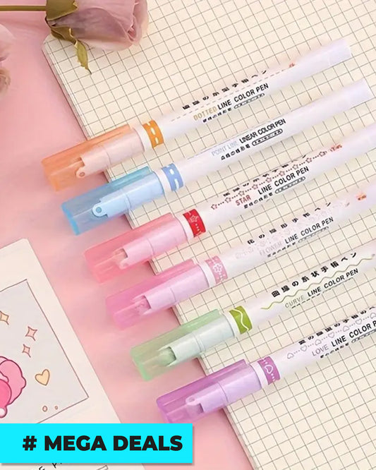 6-Pack Quick-Dry Decorative Highlighters | Delivery: 7 to 10 business days | Limited stocks available | Hurry before Sold Out