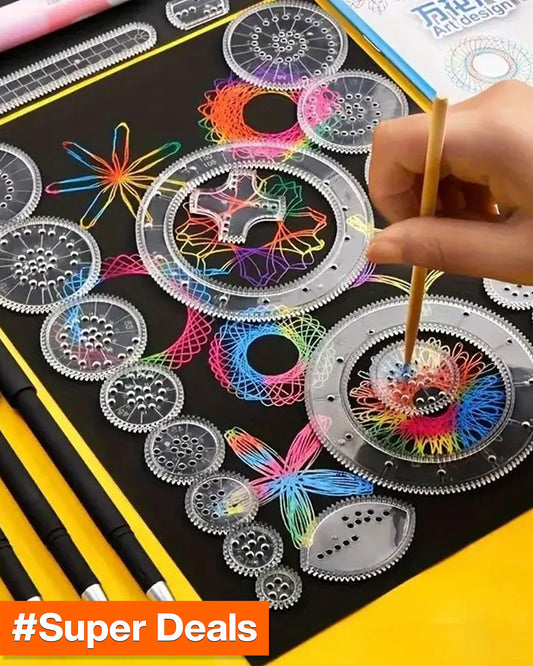 22-Piece Colorful Scraping Magic Ruler Set | Delivery: 7 to 10 business days | Limited stocks available | Hurry before Sold Out