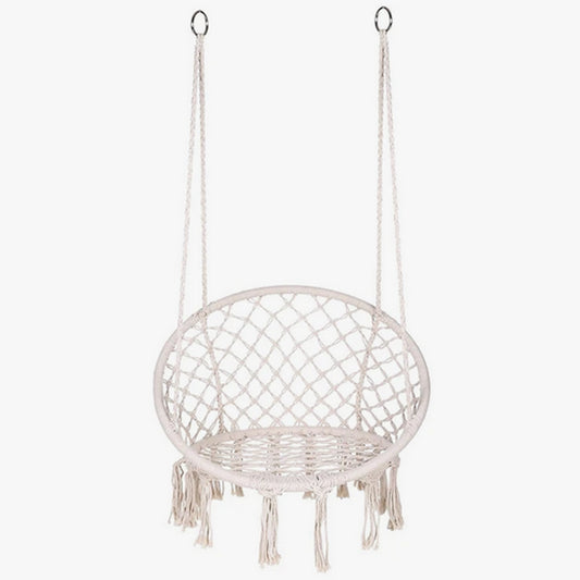 Cotton Rope Woven Hanging Swing Chair-KYAMSTORE