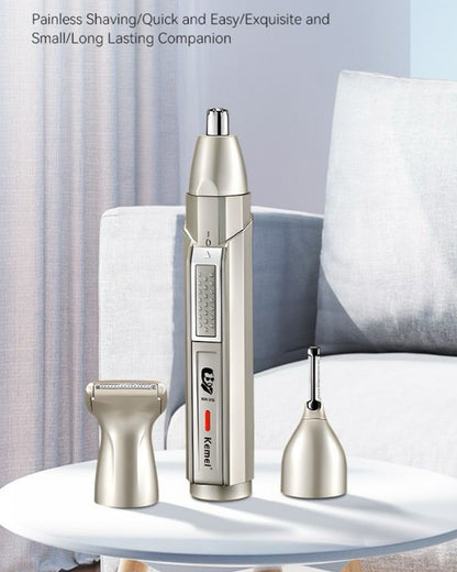 3 In 1 Nose Hair Trimmer | Portable Rechargeable Electric Nose Trimmer Nose Hair Shaver-KYAMSTORE