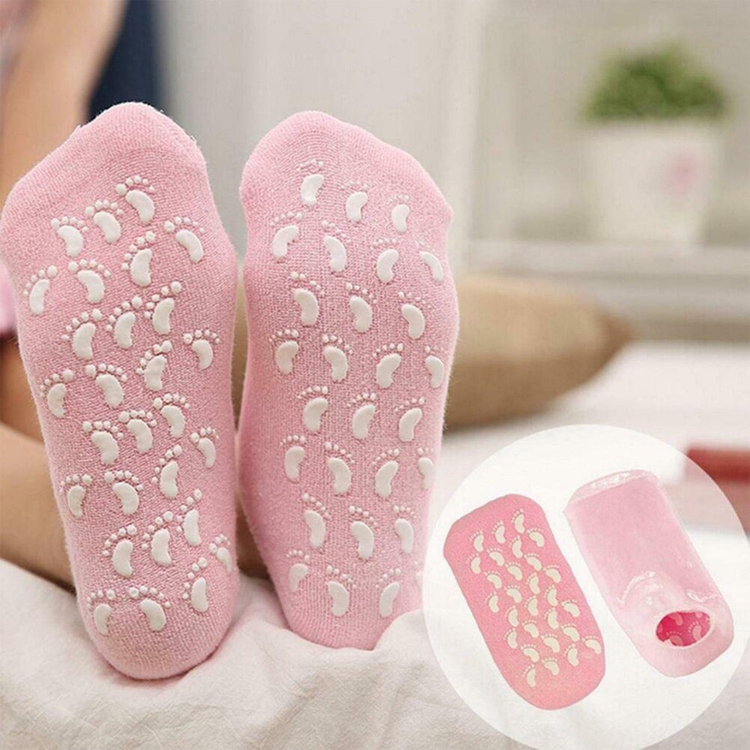 Ultra-Soft Moisturizing Gel Socks | Spa-Quality Hydration for Dry & Cracked Skin-KYAMSTORE