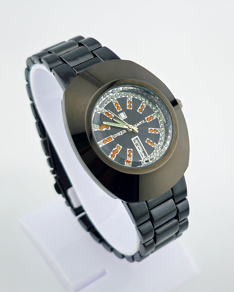 UNIQUE Design Men's 40mm Stainless Steel Premium Watch (Buy 1 get 1 Free)-KYAMSTORE