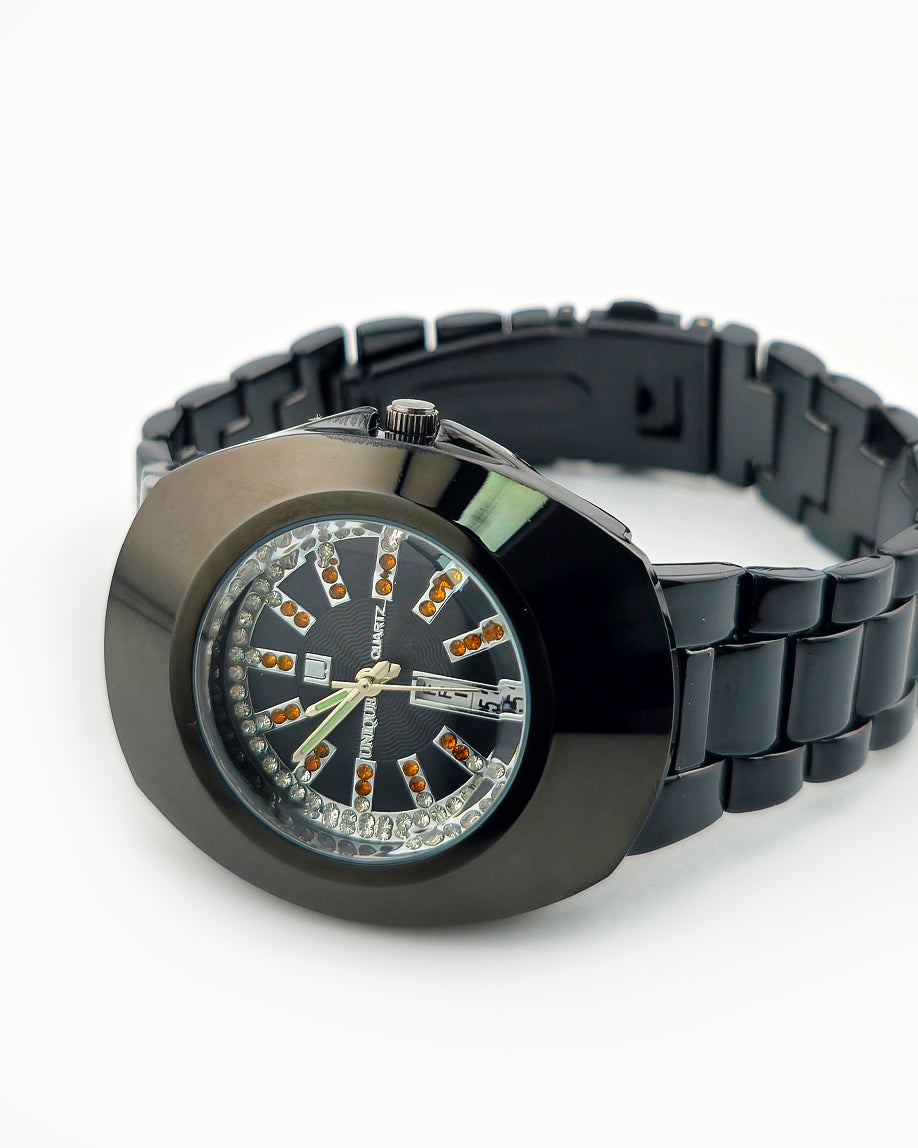 UNIQUE Design Men's 40mm Stainless Steel Premium Watch (Buy 1 get 1 Free)-KYAMSTORE