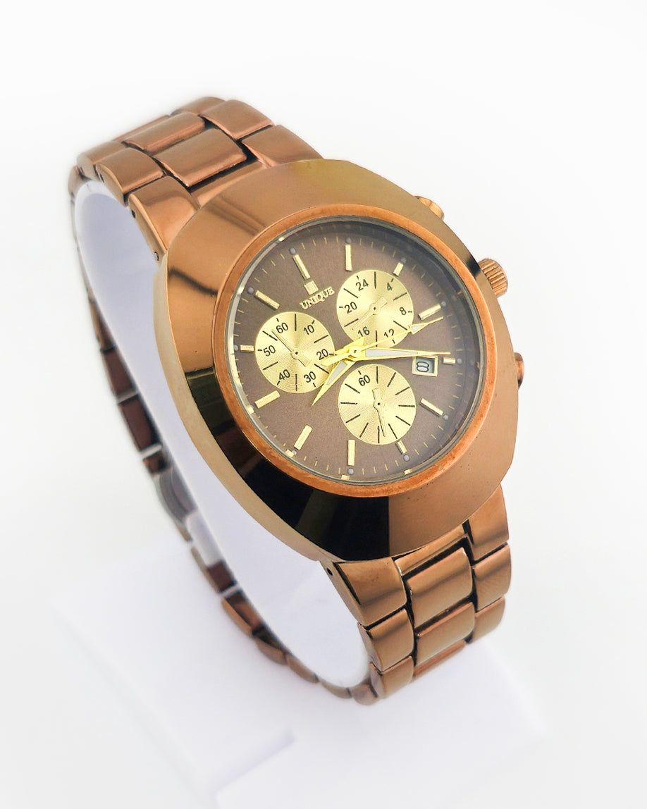 UNIQUE Design Men's 40mm Stainless Steel Premium Watch (Buy 1 get 1 Free)-KYAMSTORE