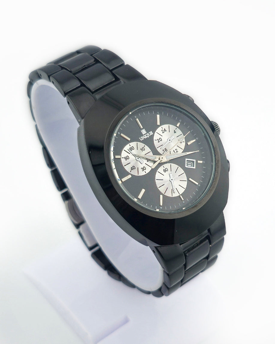UNIQUE Design Men's 40mm Stainless Steel Premium Watch (Buy 1 get 1 Free)-KYAMSTORE