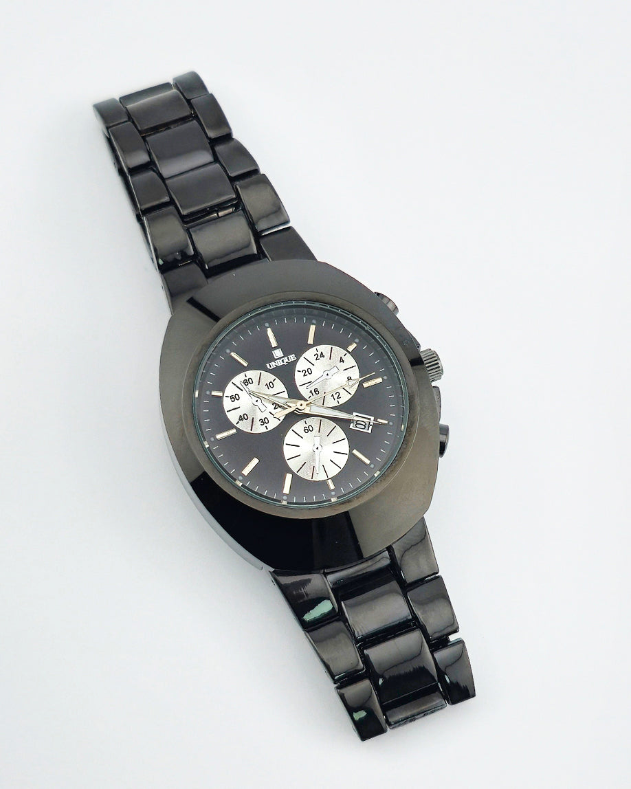 UNIQUE Design Men's 40mm Stainless Steel Premium Watch (Buy 1 get 1 Free)-KYAMSTORE