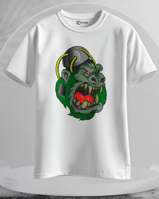 Angry Gorilla - Men Stylish Printed T-Shirts – (Regular)