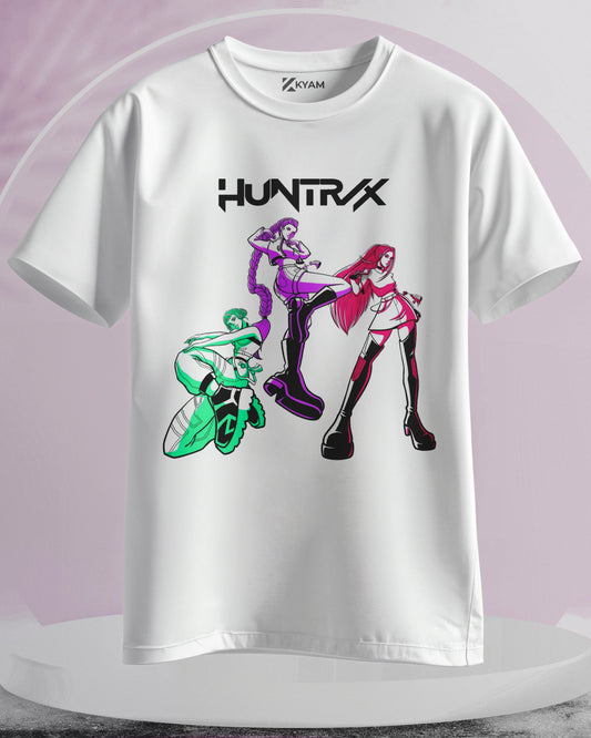 KPOP HUNTRIX - Women Stylish Printed T-Shirts – (Regular)