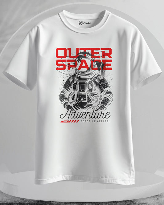 Outer Space - Men Stylish Printed T-Shirts – (Regular)