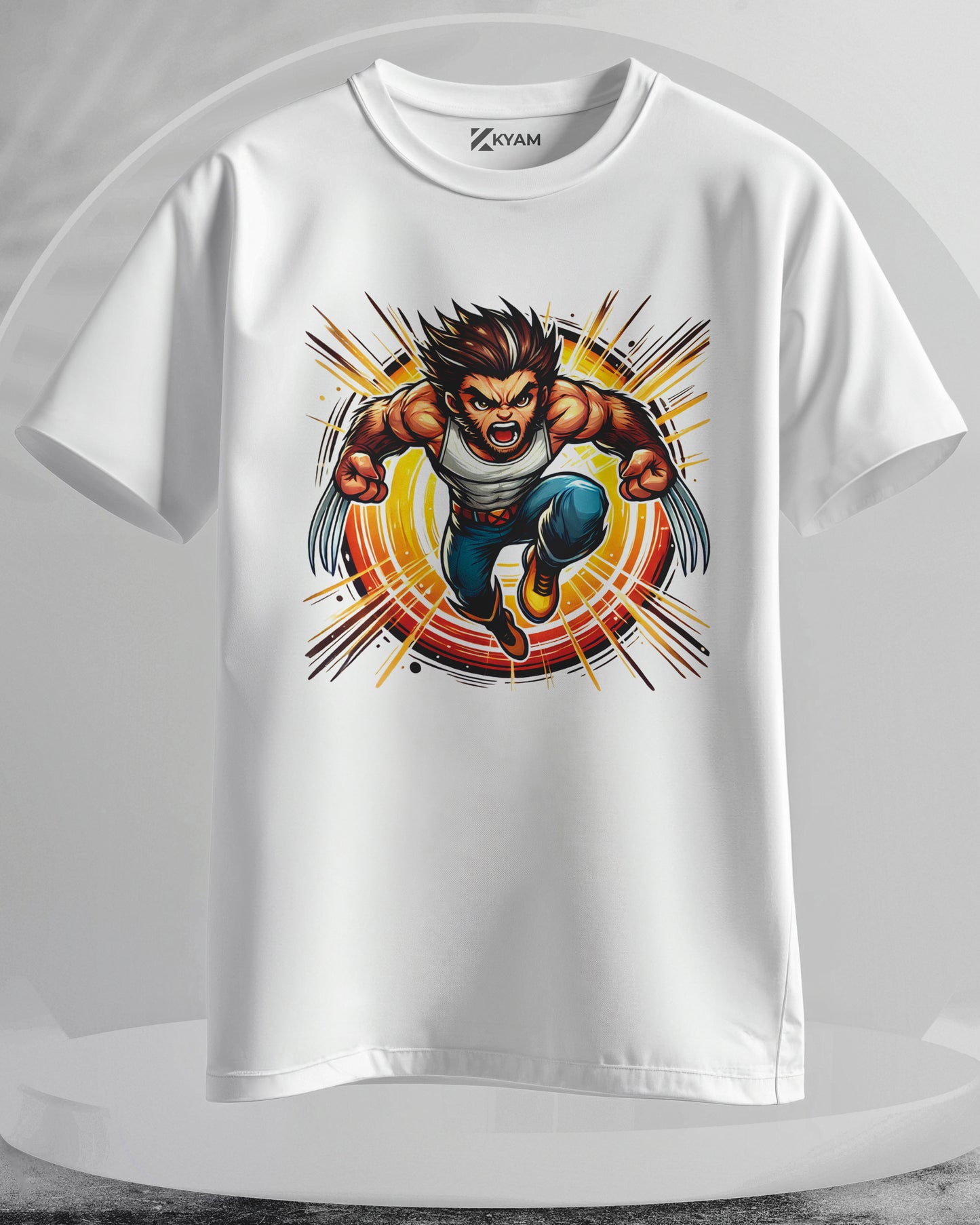 Wolverine Anime - Men Stylish Printed T-Shirts – (Regular)