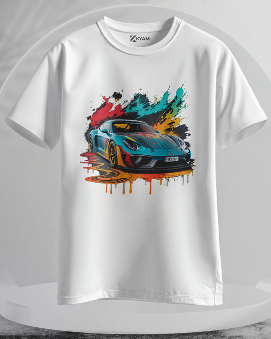 Porsche 911 - Men Stylish Printed T-Shirts – (Regular)