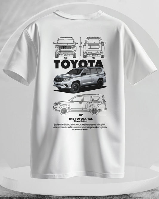 Toyota TXL - Men Stylish Back Printed T-Shirts – (Regular)