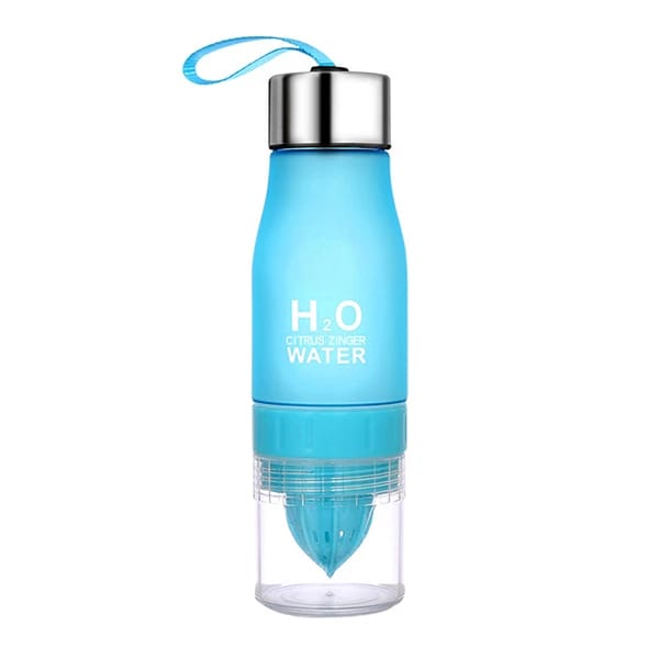 Lemon Water Bottle Gym Cups Fruit Infuser Squeezer Infusing Health Cup 650ml