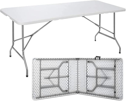 Folding Table 6ft - Plastic Outdoor Folding Dining Table