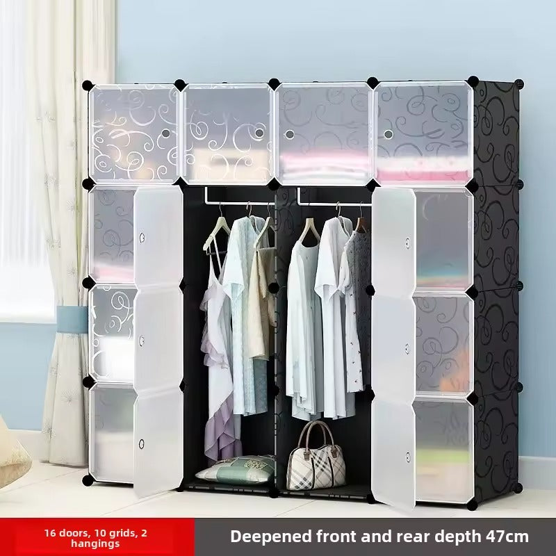 16 Cubes DIY Wardrobe Garment Storage Cube | Delivery: 2 to 3 business days | Limited stocks available | Hurry before Sold Out