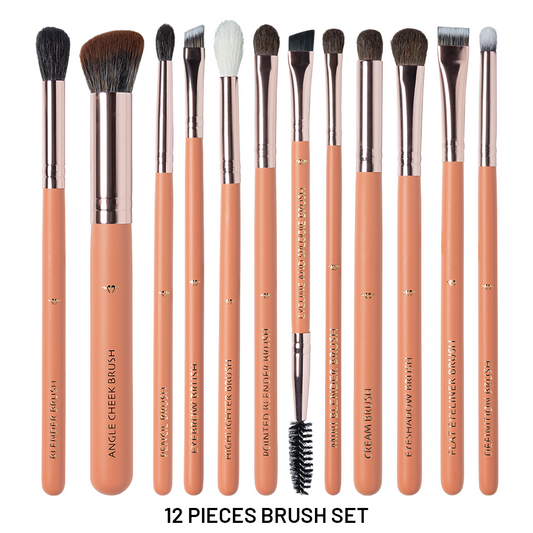 12 Pieces Brush Set - XZ013-KYAMSTORE