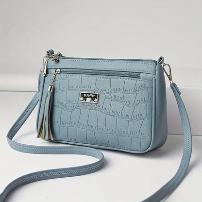 Women's Fashion Crocodile Pattern Faux Leather Shoulder Bag | Delivery: 7 to 10 business days | Limited stocks available | Hurry before Sold Out