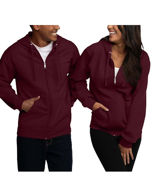 Couple Full Sleeve Solid Hooded Sweatshirt-KYAMSTORE