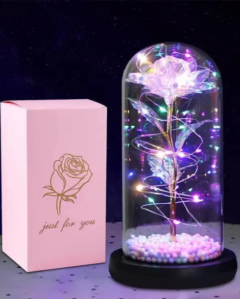 Aryamurti Lamp, Artificial Flower Gift Set-KYAMSTORE