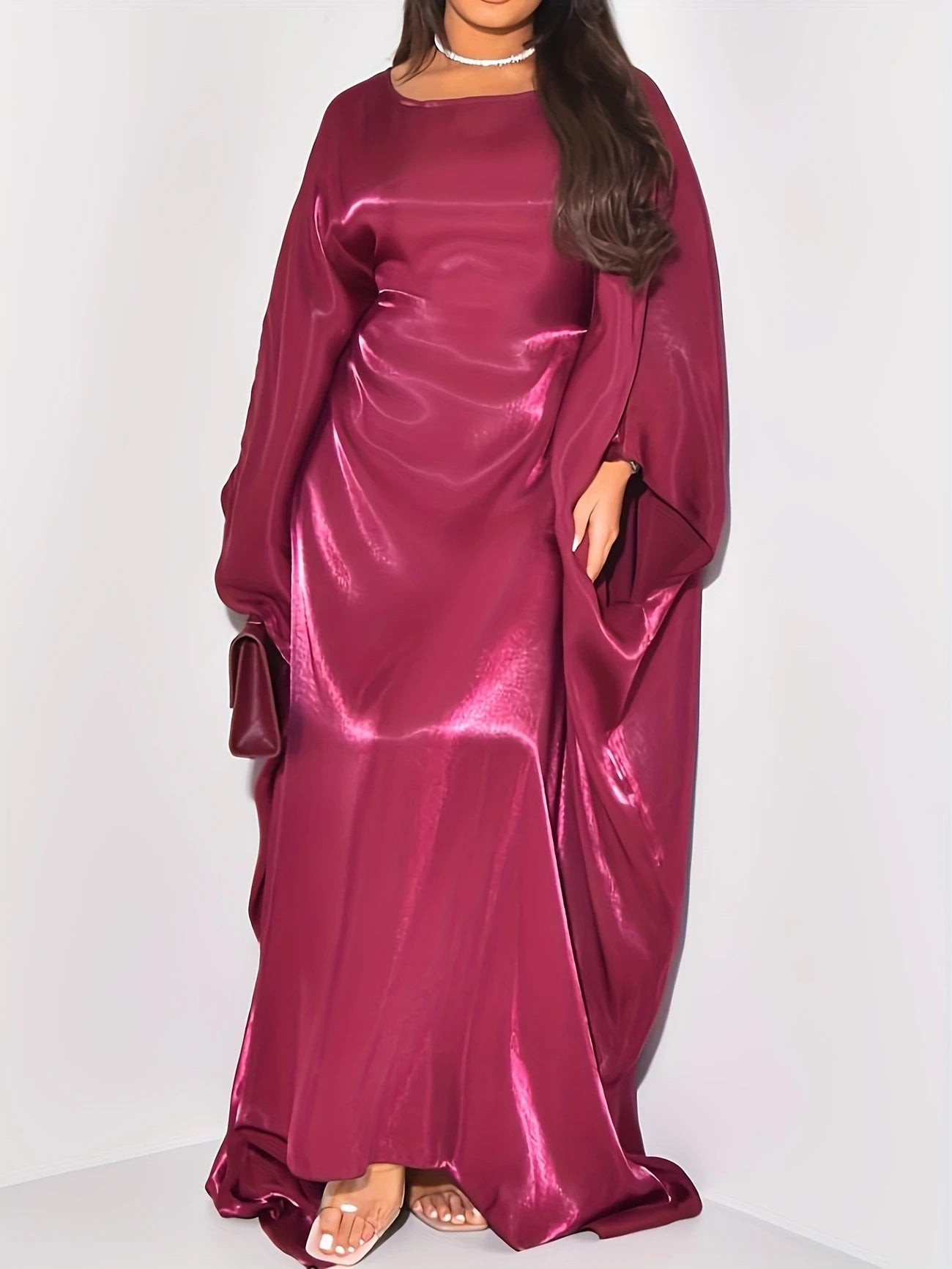 Elegant Middle Eastern Glitter Abaya | Delivery: 7 to 10 business days | Limited stocks available | Hurry before Sold Out