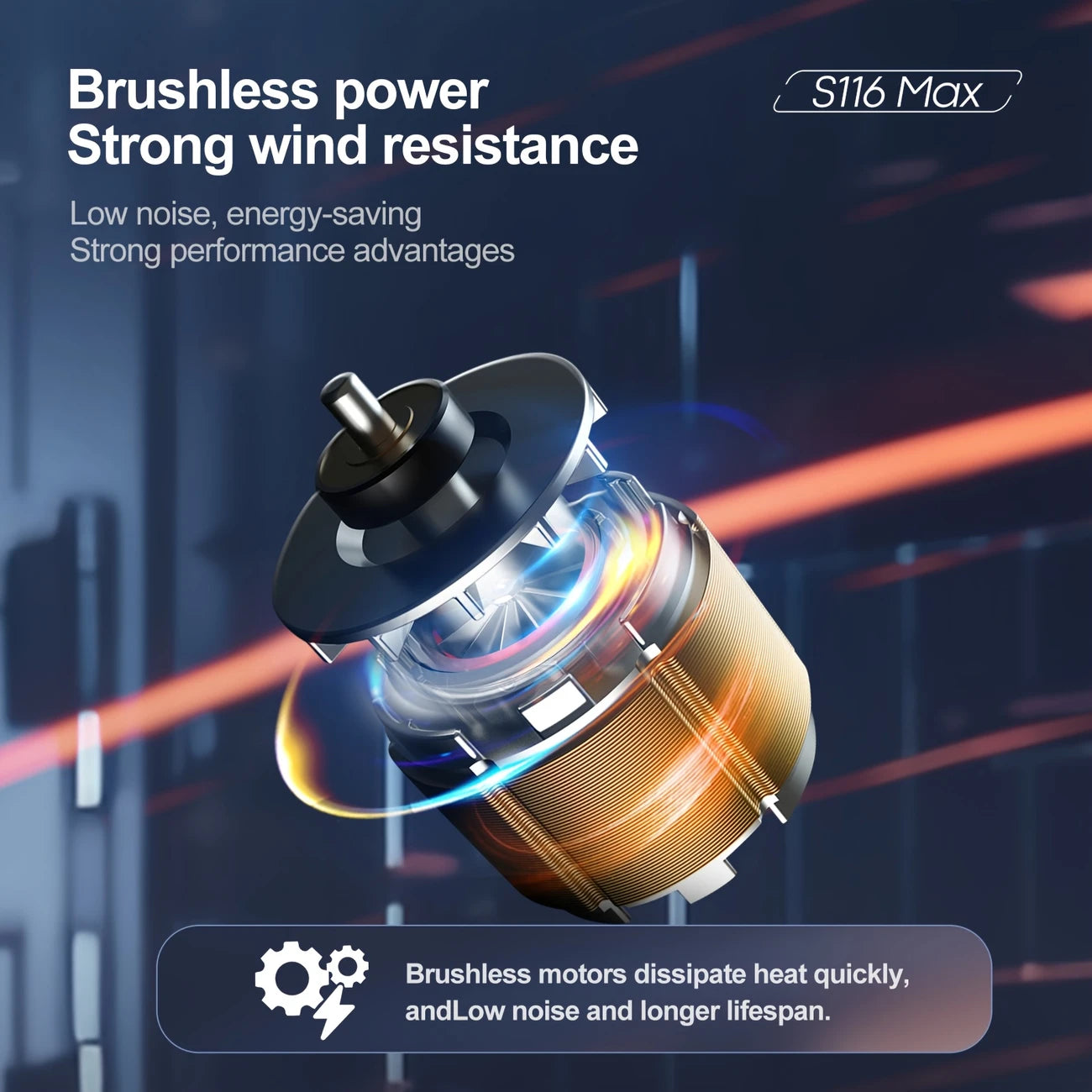 New S116 Brushless Light stream RC Drone | Delivery: 7 to 10 business days | Limited stocks available