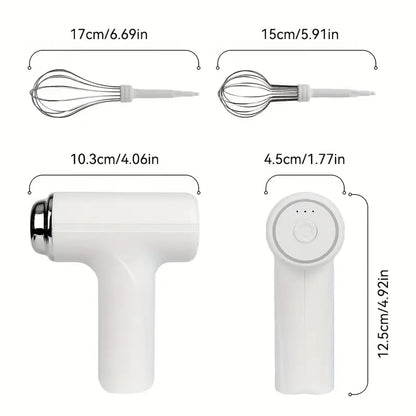 Handheld Electric Cake Mixer and Whisker - USB Rechargeable | Delivery: 7 to 10 business days | Limited stocks available | Hurry before Sold Out