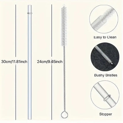 8pcs Reusable Straw and 2pcs Cleaning Brush | Delivery: 2 to 6 business days | Limited stocks available | Hurry before Sold Out