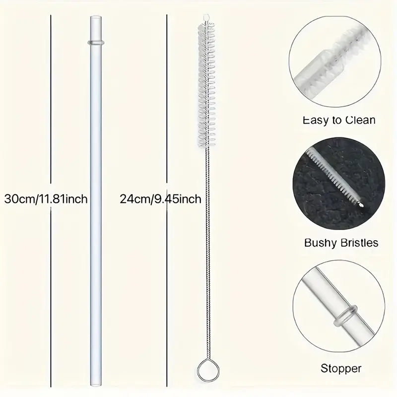8pcs Reusable Straw and 2pcs Cleaning Brush | Delivery: 2 to 6 business days | Limited stocks available | Hurry before Sold Out
