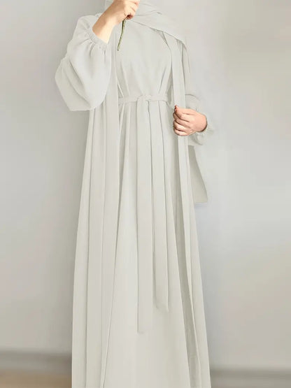 Women'S Middle East Muslim Turkey Dubai Solid Color Casual Dress | Delivery: 7 to 10 business days | Limited stocks available | Hurry before Sold Out