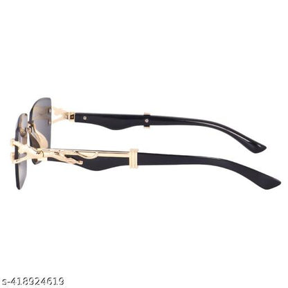 Black Rimless Sunglasses/Goggles UV Protected