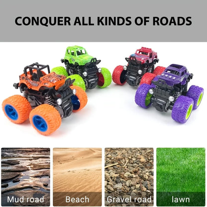4pcs Friction-Powered Monster Trucks for Kids | Delivery: 7 to 10 business days | Limited stocks available | Hurry before Sold Out