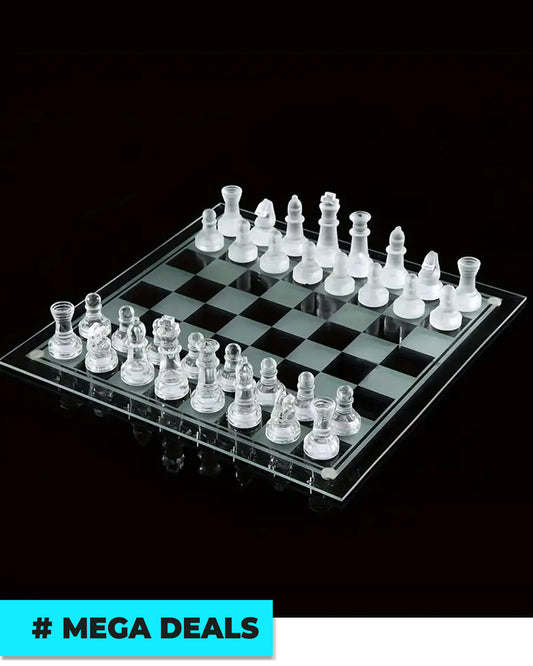 Crystal Glass Chess Set | Delivery: 5 to 10 business days | Limited stocks available | Hurry before Sold Out