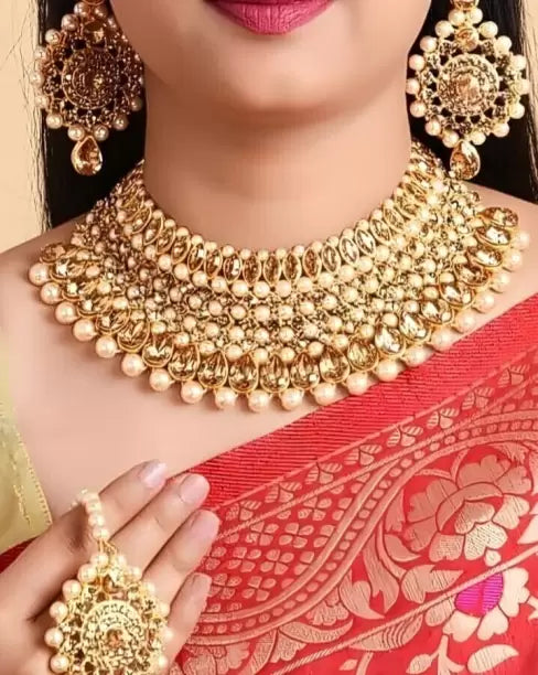 Alloy Gold-plated Gold Jewel Set-KYAMSTORE