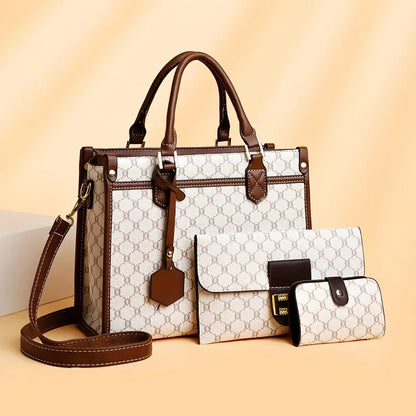 Fashion Large Capacity Tote Bag with Handbag and Wallet | Delivery: 7 to 10 business days | Limited stocks available | Hurry before Sold Out