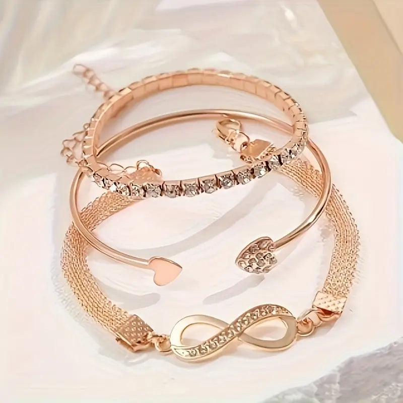 3pcs Set of Open Bracelet | Delivery: 5 to 10 business days | Limited stocks available | Hurry before Sold Out