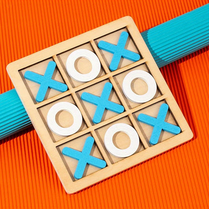 Wooden XO Well Shaped Chess For Children's Puzzle | Delivery: 7 to 10 business days | Limited stocks available | Hurry before Sold Out
