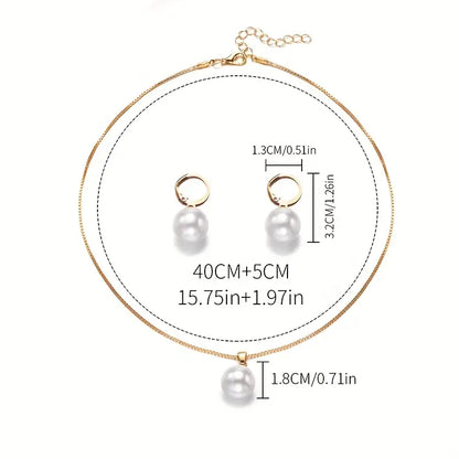 Elegant Faux Pearl Jewelry Set | Delivery: 5 to 10 business days | Limited stocks available | Hurry before Sold Out