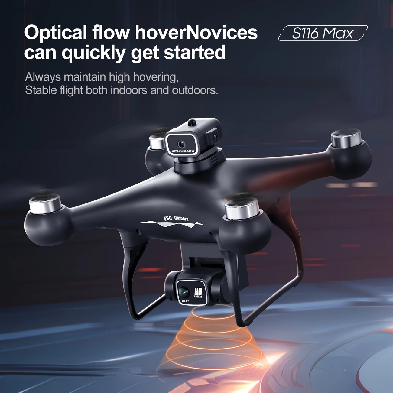 New S116 Brushless Light stream RC Drone | Delivery: 7 to 10 business days | Limited stocks available