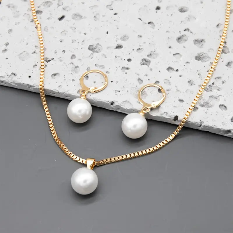 Elegant Faux Pearl Jewelry Set | Delivery: 5 to 10 business days | Limited stocks available | Hurry before Sold Out