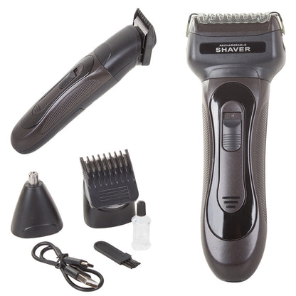 Men's beard shaver nose hair trimmer 3in1-KYAMSTORE