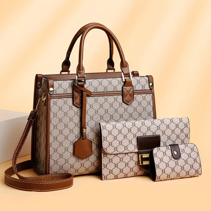 Fashion Large Capacity Tote Bag with Handbag and Wallet | Delivery: 7 to 10 business days | Limited stocks available | Hurry before Sold Out