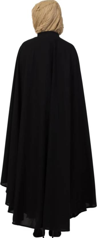 Cotton Blend Solid Burqa With Hijab