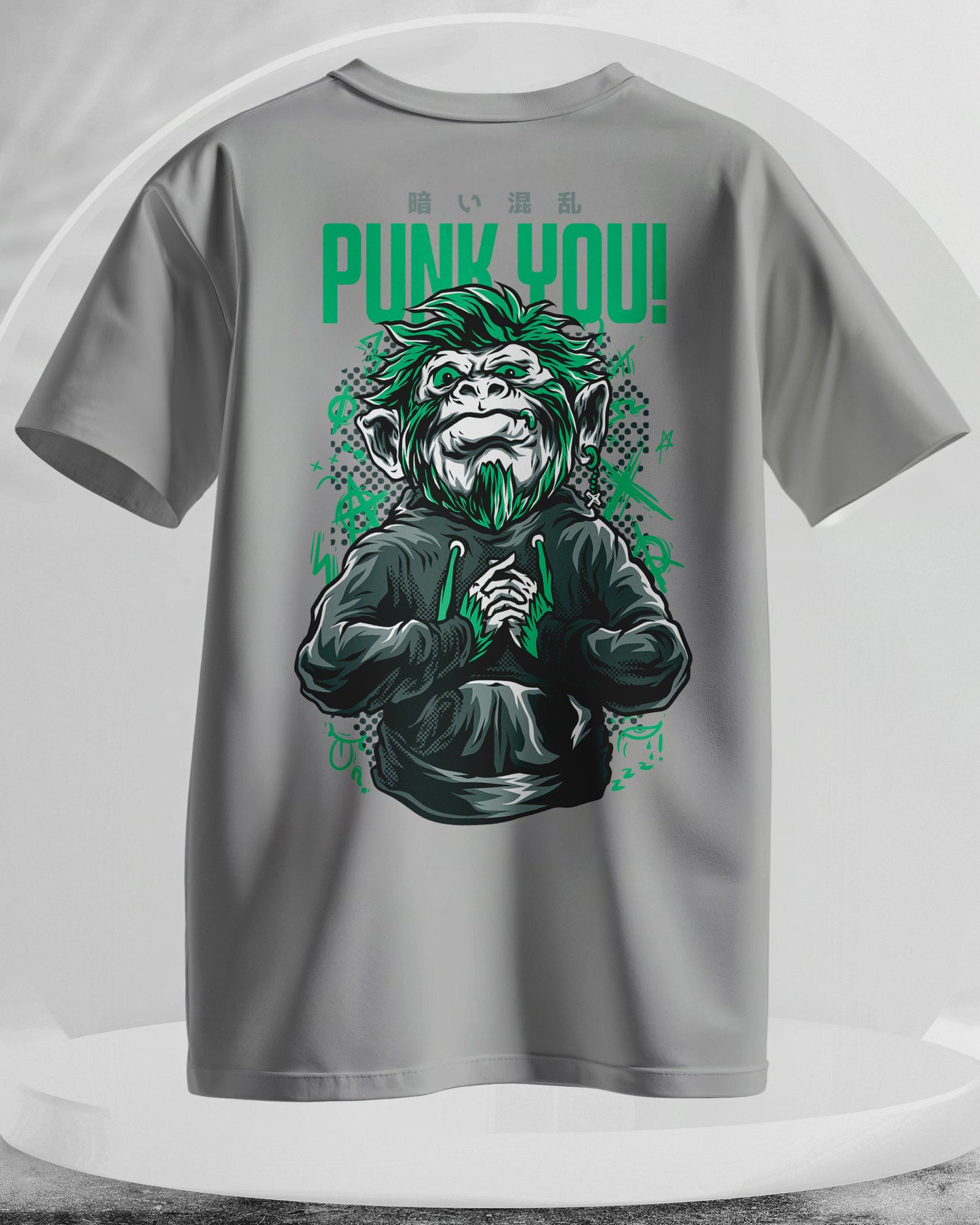 PUNK YOU! - Men Stylish Back Printed T-Shirts – (Regular)