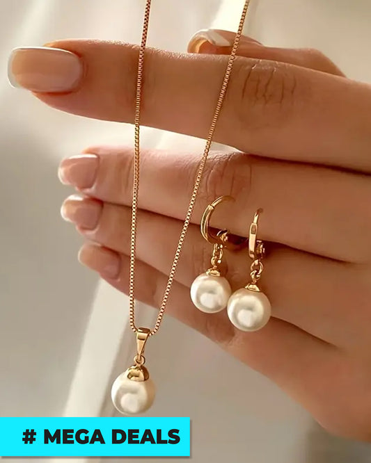 Elegant Faux Pearl Jewelry Set | Delivery: 5 to 10 business days | Limited stocks available | Hurry before Sold Out