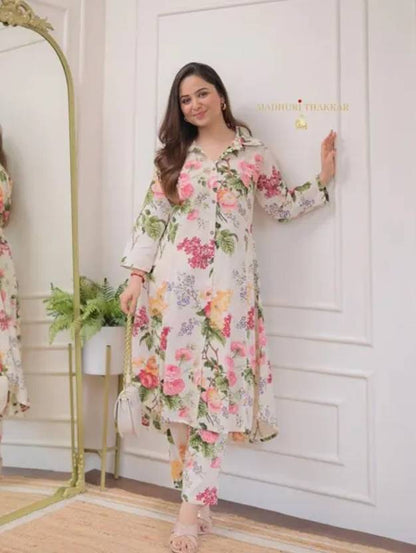 Women Viscose Rayon Kurta Palazzo Set | Delivery: 10 to 12 business days | Limited stocks available