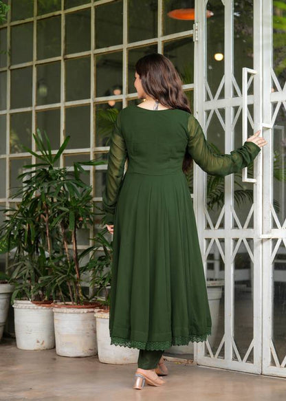 Women Georgette Ethnic Top Palazzo Dupatta Set | Delivery: 10 to 12 business days | Limited stocks available