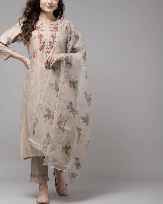 Women Viscose Rayon Kurta Pant Set-KYAMSTORE